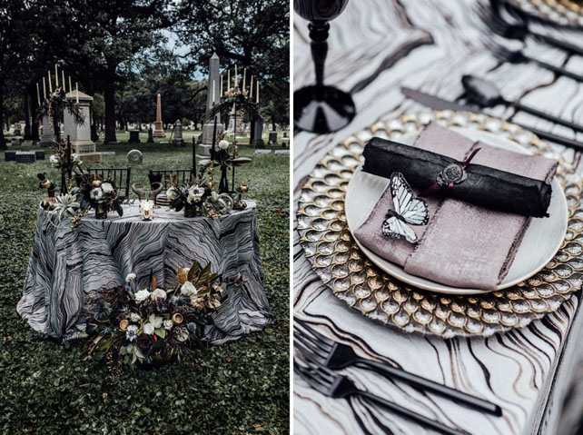 Свадьба в стиле Хэллоуин: когда любовь встречается с мистикой 