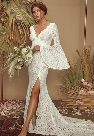 Каким невестам подойдет платье в стиле бохо: 25 самых трендовых платья в 2023 