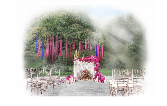 25 эскизов свадебных проектов и их реализация 