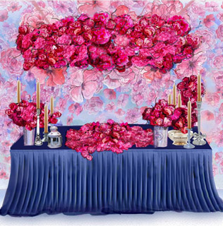 25 эскизов свадебных проектов и их реализация 