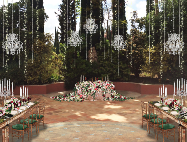 25 эскизов свадебных проектов и их реализация 