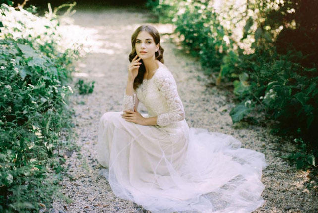 25 свадебных платьев с рукавами три четверти 