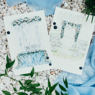 Эскизы vs результат: как создается сказочный декор