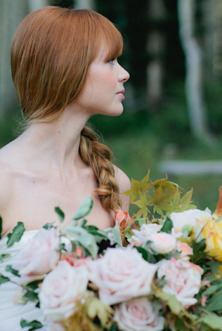 Осенняя невеста: 30 идей для макияжа и прически 