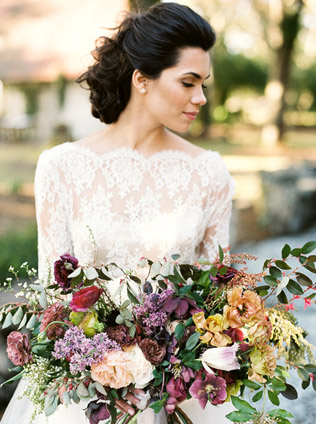 Осенняя невеста: 30 идей для макияжа и прически 