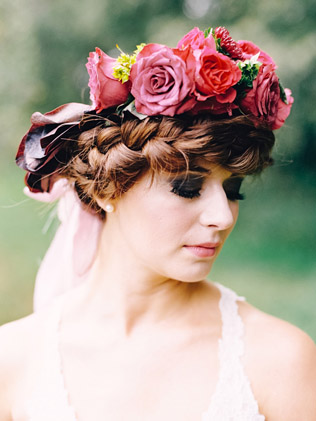 Осенняя невеста: 30 идей для макияжа и прически 