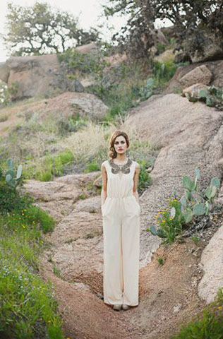 Свадебный стиль: 30 комбинезонов для невест 