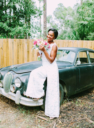 Свадебный стиль: 30 комбинезонов для невест 