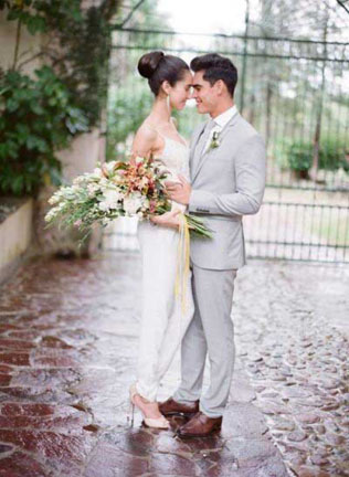 Свадебный стиль: 30 комбинезонов для невест 