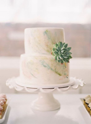 30 «мраморных» свадебных тортов  