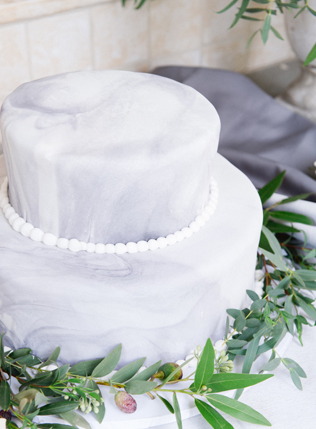 30 «мраморных» свадебных тортов  