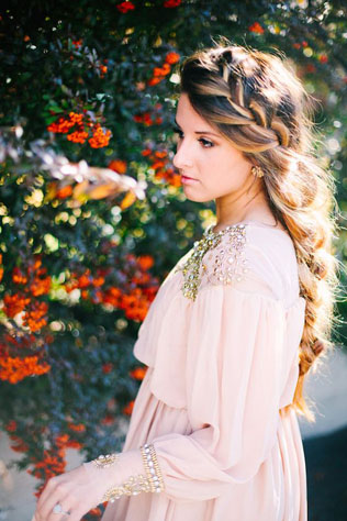30 причесок для осенних невест 