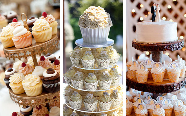 свадебные торты из капкейков