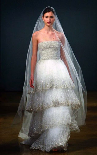 сверкающие свадебные платья