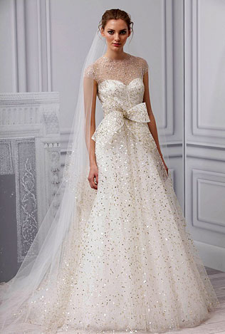 сверкающие свадебные платья