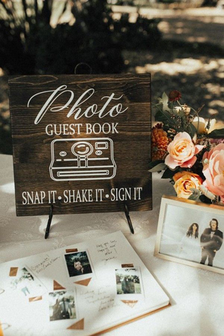 чем заменить книгу пожеланий на свадьбе, пожелания гостей на моментальных фото 