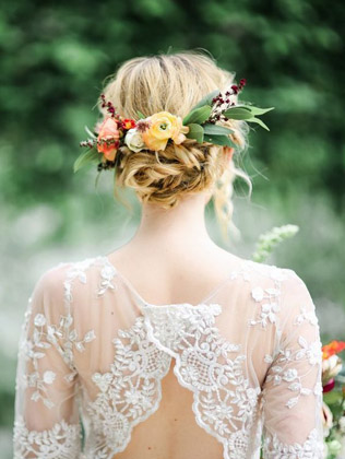 34 примера свадебных причесок для длинных волос 