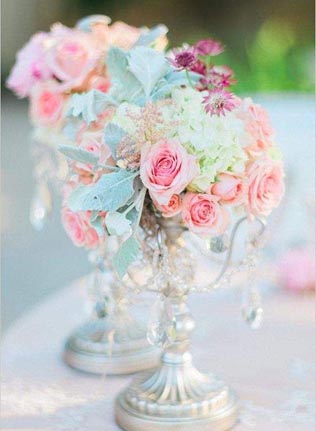 35 цветочных композиций для весенней свадьбы 