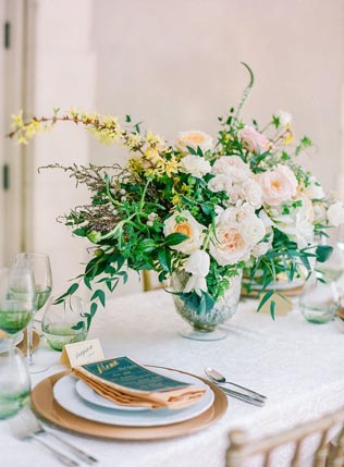 35 цветочных композиций для весенней свадьбы 