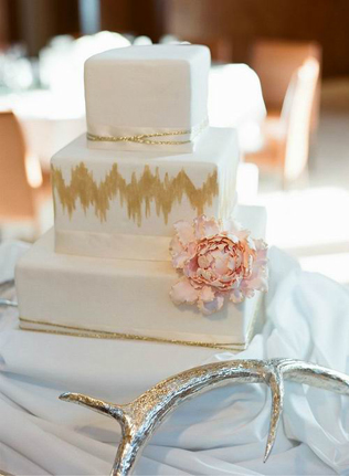 Сладкая геометрия: 36 квадратных свадебных тортов 