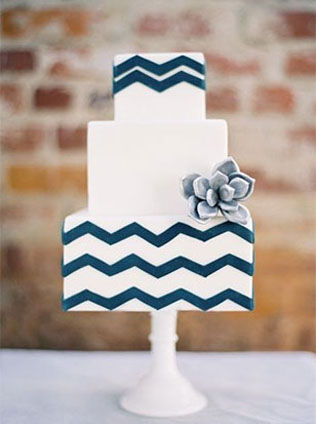 Сладкая геометрия: 36 квадратных свадебных тортов 