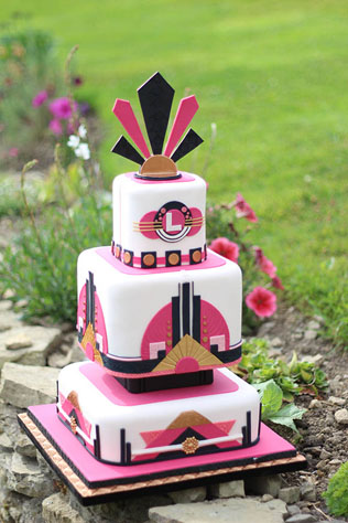 Сладкая геометрия: 36 квадратных свадебных тортов 