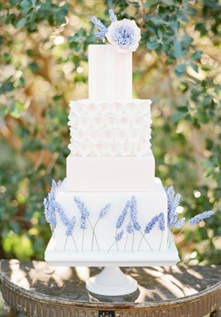 Сладкая геометрия: 36 квадратных свадебных тортов 