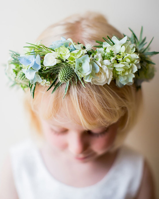 40 идей для flower girls: венки и ободки из живых цветов 