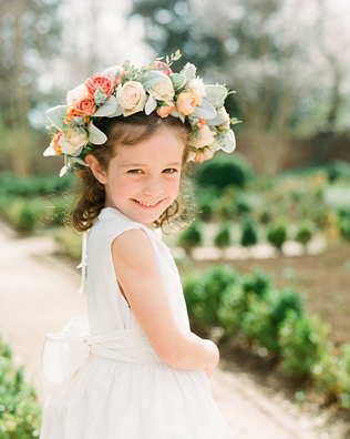 40 идей для flower girls: венки и ободки из живых цветов 