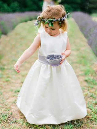 40 идей для flower girls: венки и ободки из живых цветов 