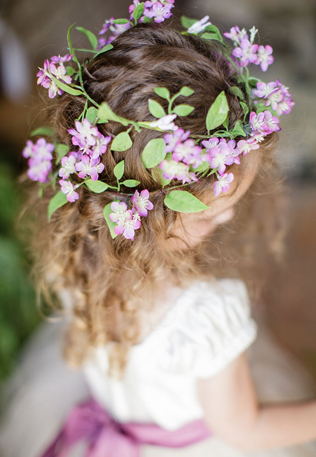 40 идей для flower girls: венки и ободки из живых цветов 