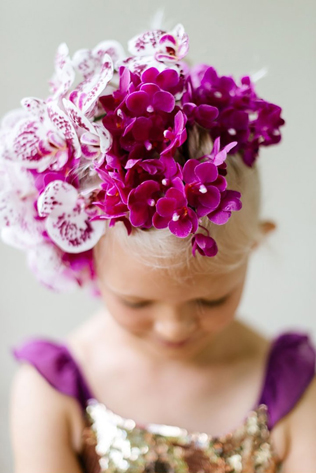 40 идей для flower girls: венки и ободки из живых цветов 