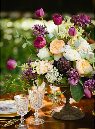 40 идей: сливовые оттенки для осенней свадьбы 