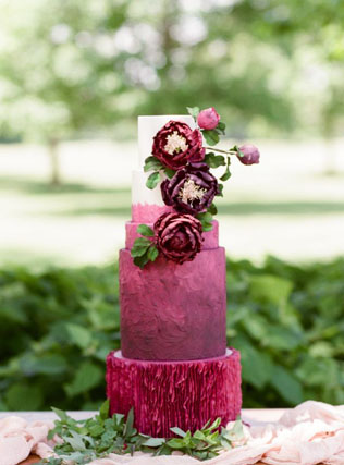 40 идей: сливовые оттенки для осенней свадьбы 