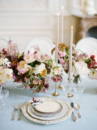 40 идей: сливовые оттенки для осенней свадьбы 