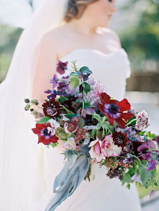 40 идей: сливовые оттенки для осенней свадьбы 