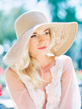 40 свадебных образов со шляпками 