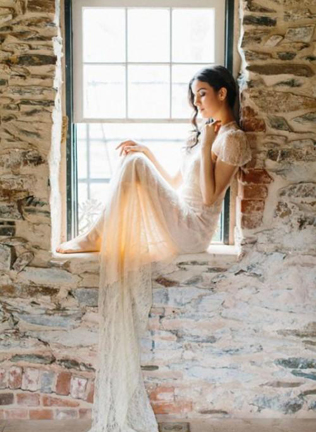 40 элегантных свадебных платьев со шлейфом 