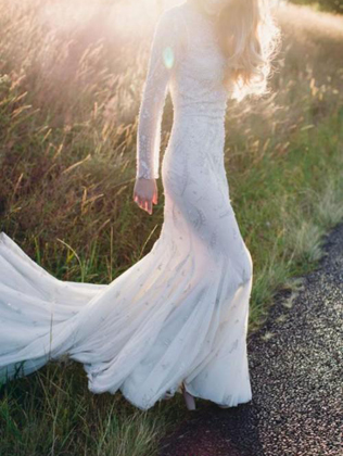 40 элегантных свадебных платьев со шлейфом 