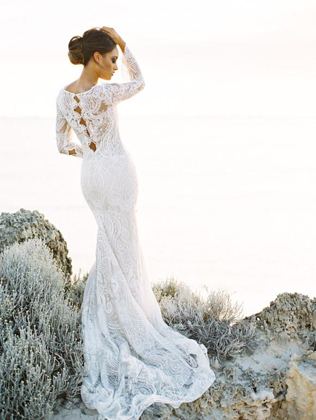 40 элегантных свадебных платьев со шлейфом 