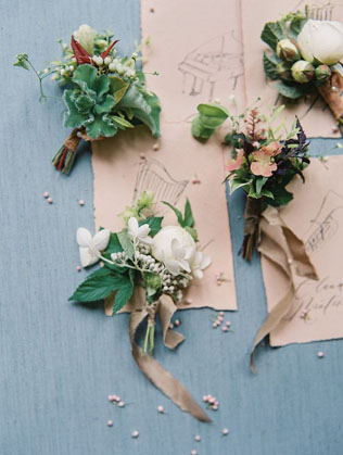 40 потрясающих бутоньерок для ранней осени 