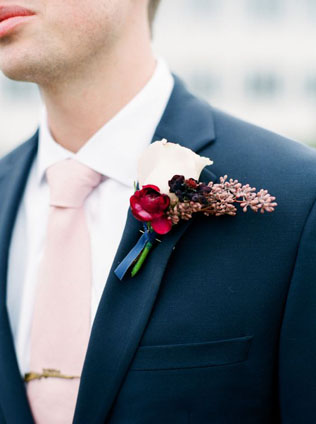 40 потрясающих бутоньерок для ранней осени 