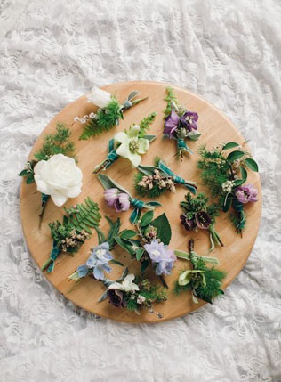 40 потрясающих бутоньерок для ранней осени 