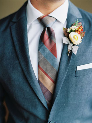 40 потрясающих бутоньерок для ранней осени 