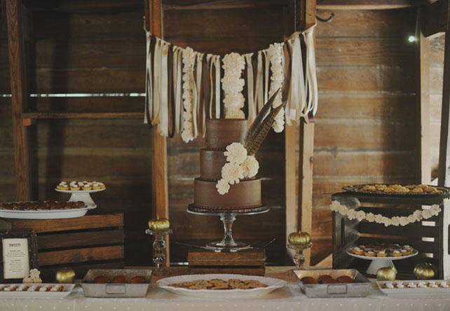 Для сладкоежек: 40 шоколадных свадебных тортов 