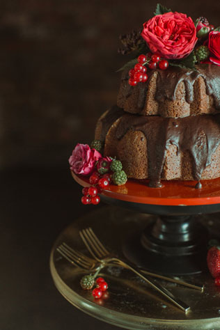 Для сладкоежек: 40 шоколадных свадебных тортов 