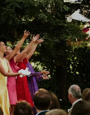 Филиппины: Запускание белых голубей