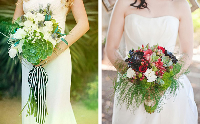 44 уникальных романтических букета невесты