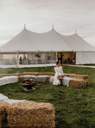 Осенний декор на свадьбу 