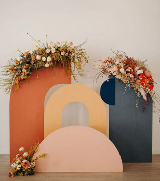 Осенний декор на свадьбу 